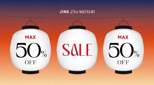 JINS 25TH MATSURI 第二弾スタート！