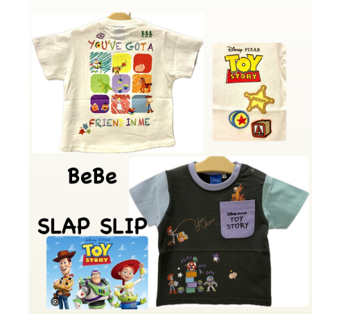♡BeBe/SLAP SLIPトイストーリーTシャツ入荷しました♡  