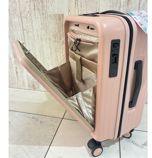 40%off特価¥19,800税込❤︎37L/3.4kgフロントオープンキャリーケース,スーツケース