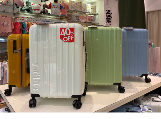 40%off！拡張機能付き、ダイヤルロック、ストッパー付き❤︎キャリーケース,スーツケース［31L］¥13,200税込［51L］¥14,850税込