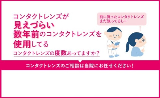 コンタクトレンズの処方箋