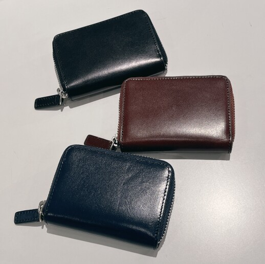 本革 ラウンドミニ財布