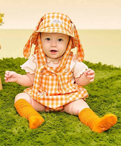 ☆ベビー little bunny うさ耳サロペット&インナーセット ☆