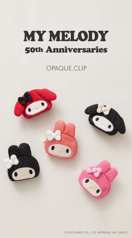 MY MELODY 50th Anniversary × OPAQUE.CLIP