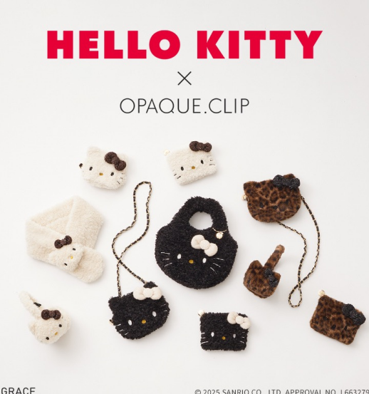 【HELLO KITTY× OPAQUE.CLIP】 サンリオの人気キャラクター『 HELLO KITTY』とのコラボレーション再び！