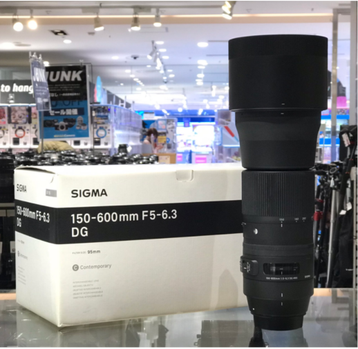 【入荷情報】SIGMA 150-600mm f5-6.3 dg os hsm contemporary