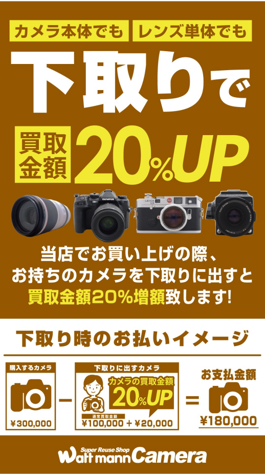秋に向けてカメラを購入される方急増!!!!!